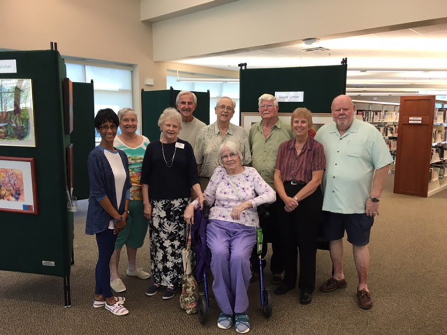 SouthShore Poets Display at Library