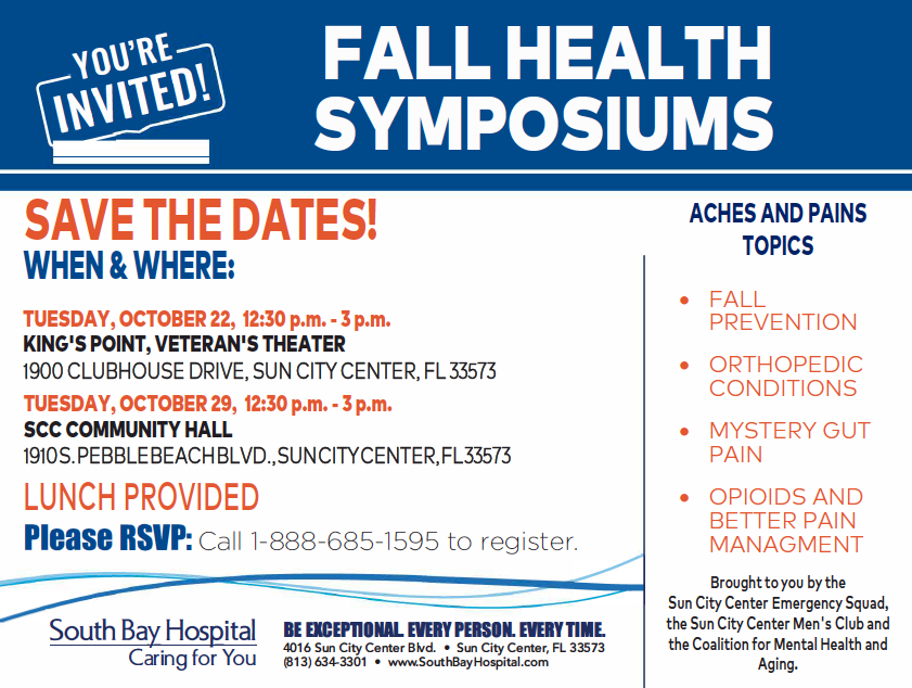 Fall Health Symposiums
