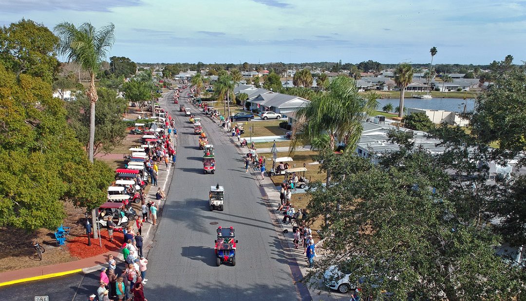 Go “Home for the Holidays” with the 2019 Golf Cart Parade